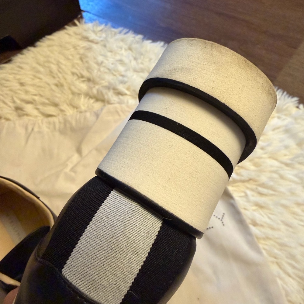 Stella McCartney Black and White Platform Shoes - Picture 11 of 13